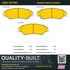 1001-0774C by MPA ELECTRICAL - Quality-Built Premium Ceramic Brake Pads w/ Hardware