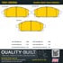 1001-0855M by MPA ELECTRICAL - Quality-Built Premium Disc Brake Pad Set - Semi-Metallic, with Hardware