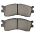 1001-0889M by MPA ELECTRICAL - Quality-Built Premium Semi-Metallic Brake Pads w/ Hardware