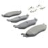 1001-0898M by MPA ELECTRICAL - Quality-Built Premium Disc Brake Pad Set - Semi-Metallic, with Hardware