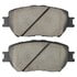1001-0908M by MPA ELECTRICAL - Quality-Built Premium Semi-Metallic Brake Pads w/ Hardware