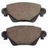 1001-0911M by MPA ELECTRICAL - Quality-Built Disc Brake Pad Set - Premium, Semi-Metallic