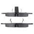 1001-0918M by MPA ELECTRICAL - Quality-Built Premium Disc Brake Pad Set - Semi-Metallic, with Hardware