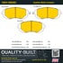 1001-0929C by MPA ELECTRICAL - Quality-Built Disc Brake Pad, Premium, Ceramic, with Hardware