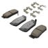 MPA Electrical 1001-0954C Disc Brake Pad Set Quality-Built Premium Ceramic Brake Pads w/ Hardware