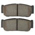 MPA Electrical 1001-0954C Disc Brake Pad Set Quality-Built Premium Ceramic Brake Pads w/ Hardware