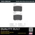 1003-0961AM by MPA ELECTRICAL - Quality-Built Black Series Semi-Metallic Brake Pads w/ Hardware