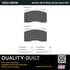 1003-1001M by MPA ELECTRICAL - Quality-Built Disc Brake Pad, Black Series, Semi-Metallic