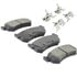 1003-1036C by MPA ELECTRICAL - Quality-Built Black Series Ceramic Brake Pads w/ Hardware