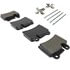 1003-1277M by MPA ELECTRICAL - Quality-Built Black Series Semi-Metallic Brake Pads w/ Hardware