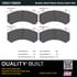1003-1382M by MPA ELECTRICAL - Quality-Built Disc Brake Pad, Black Series, Semi-Metallic