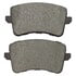 1003-1386AM by MPA ELECTRICAL - Quality-Built Disc Brake Pad Set - Black Series, Semi-Metallic, with Hardware