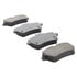 1003-1689M by MPA ELECTRICAL - Quality-Built Disc Brake Pad Set - Black Series, Semi-Metallic, with Hardware