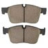 1003-1861C by MPA ELECTRICAL - Quality-Built Disc Brake Pad Set - Black Series, Ceramic