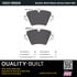 1003-1892M by MPA ELECTRICAL - Quality-Built Disc Brake Pad, Black Series, Semi-Metallic