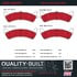 1002-0667M by MPA ELECTRICAL - Quality-Built Disc Brake Pad Set - Work Force, Heavy Duty, with Hardware