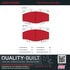 1002-0799M by MPA ELECTRICAL - Quality-Built Disc Brake Pad Set - Work Force, Heavy Duty, with Hardware