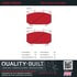 1002-0812M by MPA ELECTRICAL - Quality-Built Disc Brake Pad Set - Work Force, Heavy Duty, with Hardware