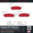 1002-1012M by MPA ELECTRICAL - Quality-Built Disc Brake Pad Set - Work Force, Heavy Duty, with Hardware