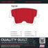 1002-1057AM by MPA ELECTRICAL - Quality-Built Disc Brake Pad Set - Work Force, Heavy Duty, with Hardware