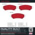 1002-1075M by MPA ELECTRICAL - Quality-Built Work Force Heavy Duty Brake Pads w/ Hardware