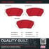 1002-1125AM by MPA ELECTRICAL - Quality-Built Disc Brake Pad Set - Work Force, Heavy Duty, with Hardware
