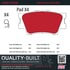 1002-1212M by MPA ELECTRICAL - Quality-Built Disc Brake Pad Set - Work Force, Heavy Duty, with Hardware