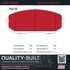 1002-1258M by MPA ELECTRICAL - Quality-Built Disc Brake Pad Set - Work Force, Heavy Duty, with Hardware
