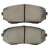 1002-1258M by MPA ELECTRICAL - Quality-Built Disc Brake Pad Set - Work Force, Heavy Duty, with Hardware