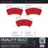 1002-1303M by MPA ELECTRICAL - Quality-Built Disc Brake Pad Set - Work Force, Heavy Duty, with Hardware