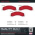 1002-1335M by MPA ELECTRICAL - Quality-Built Disc Brake Pad Set - Work Force, Heavy Duty, with Hardware