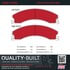 1002-1411M by MPA ELECTRICAL - Quality-Built Disc Brake Pad Set - Work Force, Heavy Duty, with Hardware