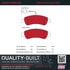 1002-1490AM by MPA ELECTRICAL - Quality-Built Disc Brake Pad Set - Work Force, Heavy Duty
