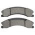 1002-1565M by MPA ELECTRICAL - Quality-Built Disc Brake Pad Set - Work Force, Heavy Duty, with Hardware