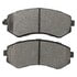 1003-0422M by MPA ELECTRICAL - Quality-Built Black Series Semi-Metallic Brake Pads w/ Hardware