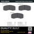 1003-0484C by MPA ELECTRICAL - Quality-Built Black Series Ceramic Brake Pads w/ Hardware