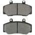 1003-0492C by MPA ELECTRICAL - Quality-Built Black Series Ceramic Brake Pads w/ Hardware