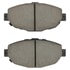 1003-0571C by MPA ELECTRICAL - Quality-Built Disc Brake Pad Set - Black Series, Ceramic, with Hardware