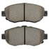 1003-0619C by MPA ELECTRICAL - Quality-Built Black Series Ceramic Brake Pads w/ Hardware