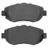1003-0619C by MPA ELECTRICAL - Quality-Built Black Series Ceramic Brake Pads w/ Hardware