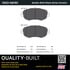 1003-0619C by MPA ELECTRICAL - Quality-Built Black Series Ceramic Brake Pads w/ Hardware
