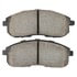 1003-0653C by MPA ELECTRICAL - Quality-Built Disc Brake Pad Set - Black Series, Ceramic, with Hardware