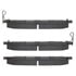 1003-0653C by MPA ELECTRICAL - Quality-Built Disc Brake Pad Set - Black Series, Ceramic, with Hardware