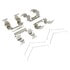 1003-0653C by MPA ELECTRICAL - Quality-Built Disc Brake Pad Set - Black Series, Ceramic, with Hardware