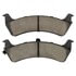 1003-0667C by MPA ELECTRICAL - Quality-Built Disc Brake Pad Set - Black Series, Ceramic, with Hardware
