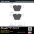 1003-0683M by MPA ELECTRICAL - Quality-Built Disc Brake Pad Set - Black Series, Semi-Metallic, with Hardware