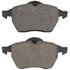 1003-0736M by MPA ELECTRICAL - Quality-Built Black Series Semi-Metallic Brake Pads w/ Hardware