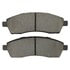 1003-0757M by MPA ELECTRICAL - Quality-Built Disc Brake Pad Set - Black Series, Semi-Metallic, with Hardware
