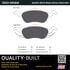 1003-0816M by MPA ELECTRICAL - Quality-Built Black Series Semi-Metallic Brake Pads w/ Hardware
