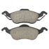 1003-0816M by MPA ELECTRICAL - Quality-Built Black Series Semi-Metallic Brake Pads w/ Hardware
